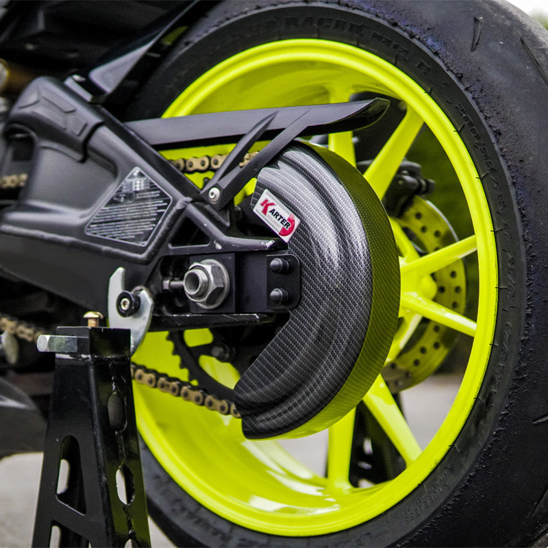 KTM 125 RC - Carter de chaine Look Carbone Brillant