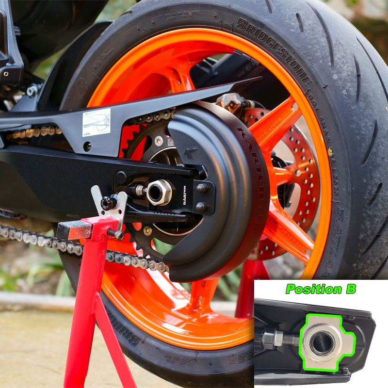 KTM 1190 RC8 - Carter de chaine NOIR