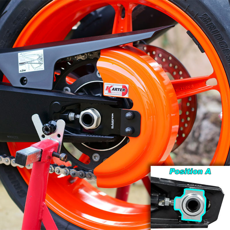 KTM 690 SMC R - Carter de chaine Orange