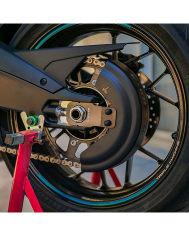 CFMOTO 675SR-R à partir de 2024 - Carter de chaine NOIR