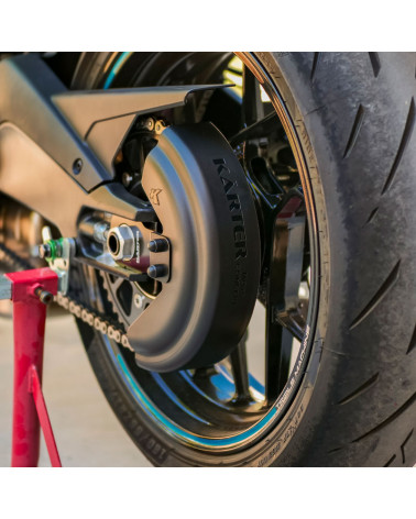CFMOTO 675SR-R à partir de 2024 - Carter de chaine NOIR