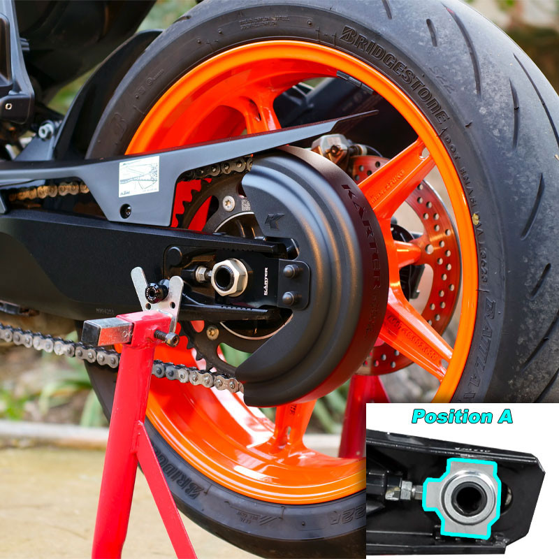 KTM 1390 SUPER ADVETURE R - Carter de chaine NOIR