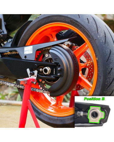 KTM 1390 SUPER ADVETURE S et S EVO - Carter de chaine NOIR