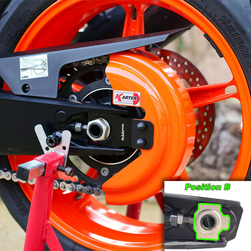 KTM 1390 SUPER ADVETURE S et S EVO - Carter de chaine Orange