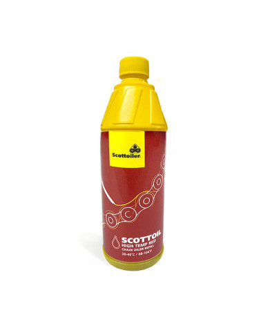 Huile Haute Températures 20 à 40°C - Scottoil Rouge 500ml