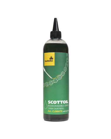 Huile Biodégradable 0 à 40°C - Scottoil Verte 500ml