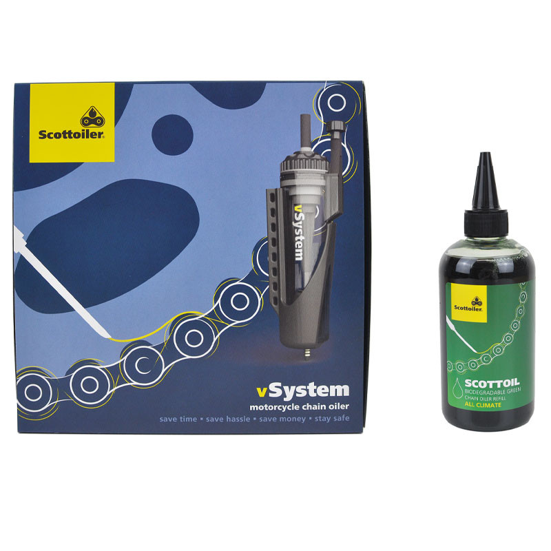 Scottoiler vSystem - Huileur de chaîne pneumatique