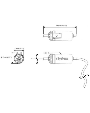 Scottoiler vSystem Micro Essential - Huileur de chaîne automatique pneumatique