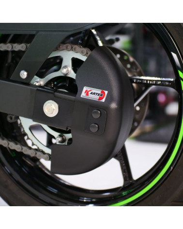 KAWASAKI KLE500 et SE à partir de 2026 - Carter de chaine NOIR satiné