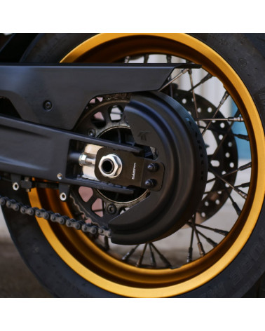 APRILIA DORSODURO 900 - Carter de chaine NOIR