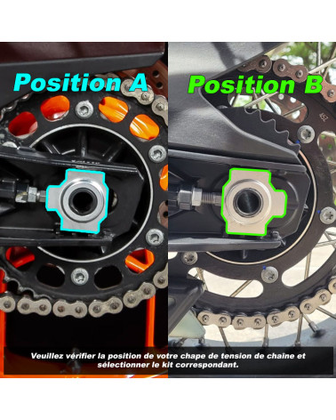 KTM 790 DUKE - Carter de chaine NOIR