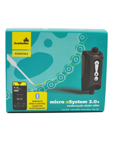 Scottoiler xSystem 3.0+ Micro Edition - Huileur de chaîne électronique avec contrôle Bluetooth