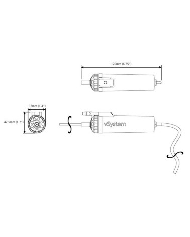Scottoiler vSystem - Huileur de chaîne pneumatique