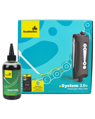Scottoiler xSystem 3.0+ | Huileur de chaîne électronique avec contrôle Bluetooth