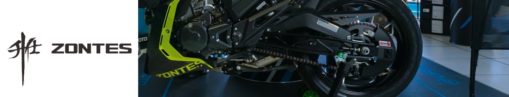 Carter de chaine ZONTES 125 GK. Carter de chaine moto.